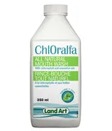 Land Art ChlOralfa Natural Mouthwash, Mint, 350ml