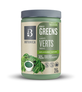 Botanica Perfect Organic Greens Powder, unflv. 216g