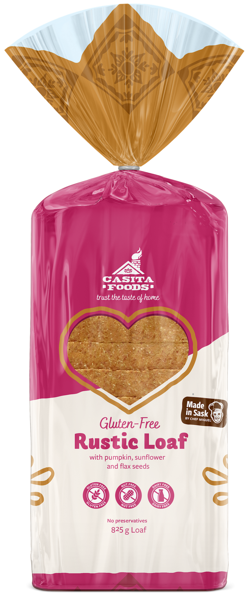 Casita Foods Gluten Free Rustic Loaf 825g Body Fuel Organics