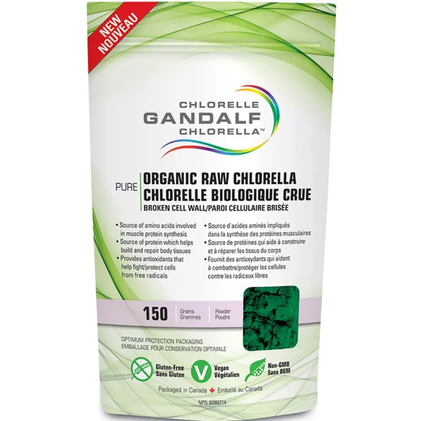 Gandalf Organic Raw Chlorella Powder, 150g