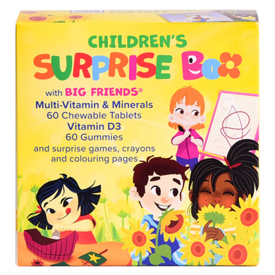 Big Friends Natural Factors Children's Multi-vitamin (60 chewable ) and D3 Gummies (60)