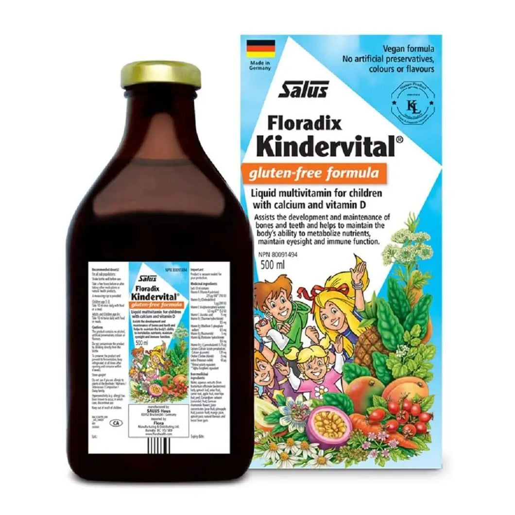 BONUS! Salus Floradix Kindervital - GF Formula (500ml) + BONUS 250ML