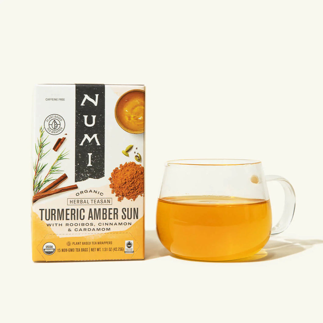 Numi Organic Turmeric Amber Sun Tea, 18 bags