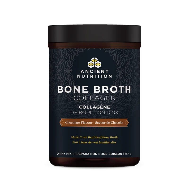 Ancient Nutrition Bone Broth Collagen Chocolate (357g)