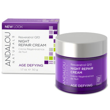 Andalou Resveratrol Q10 Night Repair Cream (50g)