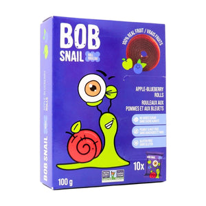 Bob Snail 100% Real Fruit Rolls - Apple-Blueberry (10/Pack)