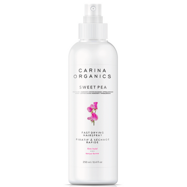 Carina Organics Fast Drying Hairspray Sweet Pea (250ml)