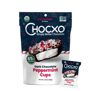 ChocXO Dark Chocolate Peppermint Cups (98g)