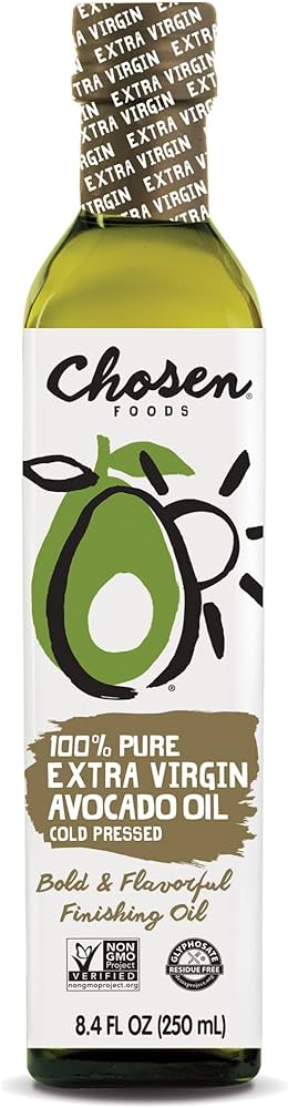 Chosen Foods 100% Pure Extra Virgin Avocado Oil (250ml)