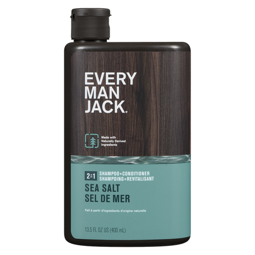 Every Man Jack 2-in-1 Shampoo & Conditioner Sea Salt (400ml)