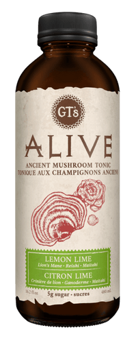 GT's Alive Mushroom Elixir Lemon Lime (480ml)