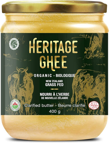 Heritage Ghee - Organic, Grass Fed (400g)