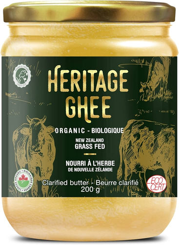 Heritage Ghee - Organic, Grass Fed (200g)