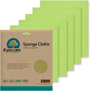 If You Care Reusable Sponge Cloths (5 Pack)