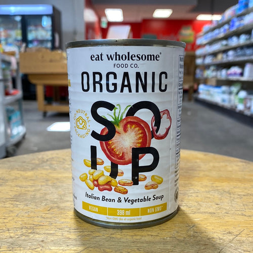 Eat Wholesome Food Co. Organic Italian Bean & Vegetable Soup (398ml)