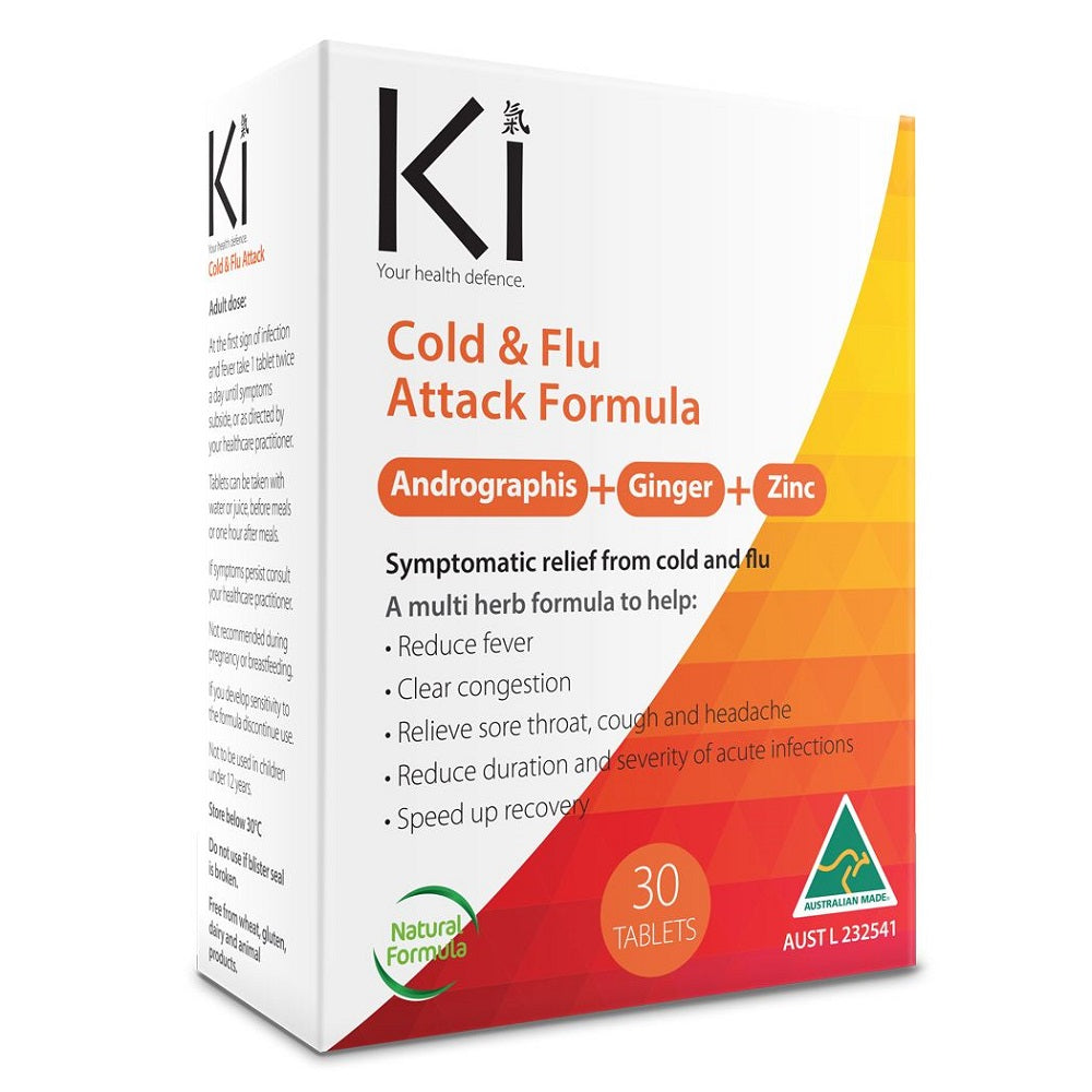 Ki Cold & Flu Attack Formula (30 Tablets)