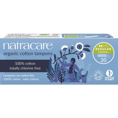 Natracare Organic Cotton Regular Tampons (20 Pack)