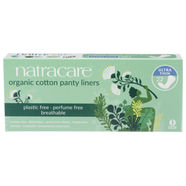 Natracare Organic Cotton Panty Liners - Ultra Thin (22ct)