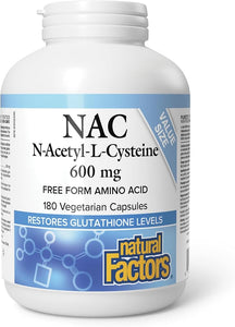 Natural Factors NAC 600mg (180 veg caps)