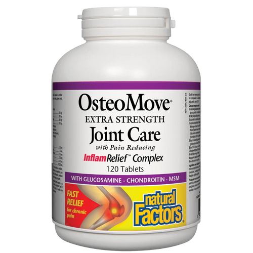 Natural Factors OsteoMove Joint Care InflamRelief Complex (120 Tablets)