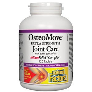 Natural Factors OsteoMove Joint Care InflamRelief Complex (120 Tablets)