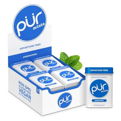 Pur Peppermint Mints, 30g (30 Mints)