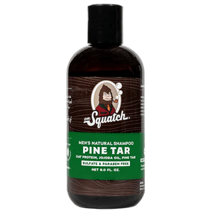 Dr. Squatch Men's Natural Shampoo, PINE TAR, 236ml