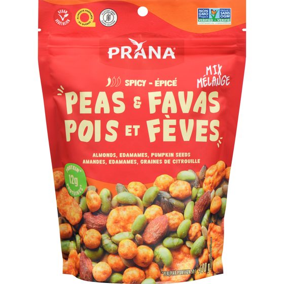 Prana Spicy Peas & Favas Mix (400g) – Body Fuel Organics