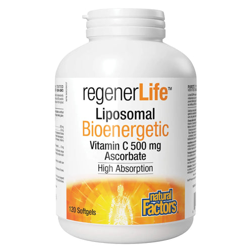 Natural Factors Regenerlife Liposomal Bioenergetic Vitamin C (120 softgels)