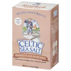 Celtic Sea Salt, Smoked Flake River Salt, 150g