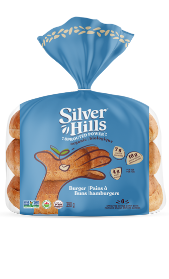 Silver Hills ORGANIC Sprouted Hamburger Buns (6 Buns)