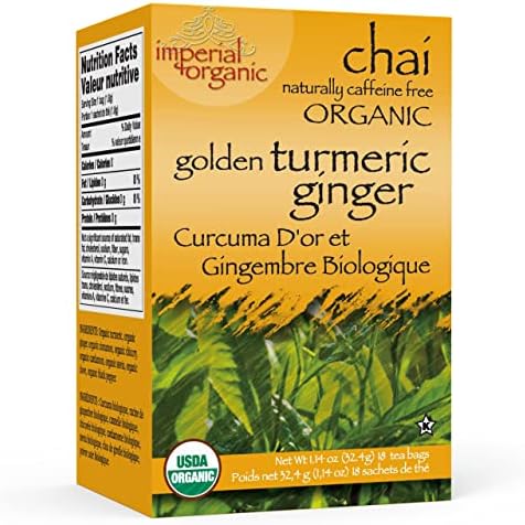 Uncle Lee's Imperial Organic Golden Turmeric Ginger Tea (18 Tea Bags)