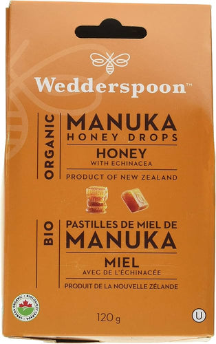 Wedderspoon Organic Manuka Honey Drops Honey w/ Echinacea (20 Drops)