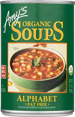 Amy's Organic Alphabet Soup 398ml