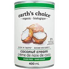 Earth's Choice Organic Coconut Cream (400ml)