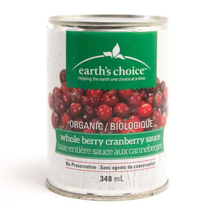 Earth's Choice Organic Whole Cranberry Sauce (348ml)