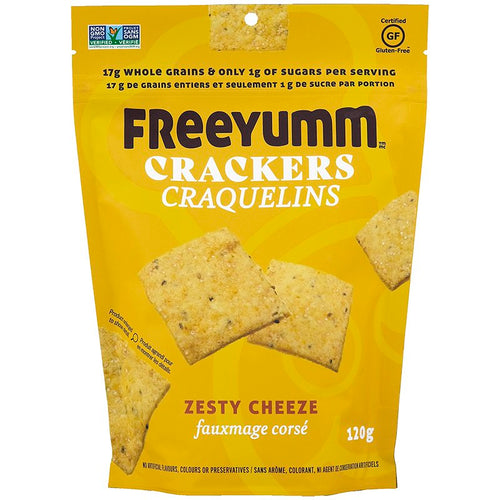 Freeyumm Zesty Cheeze Crackers (120g)