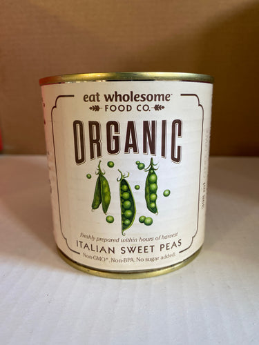 Eat Wholesome Organic Sweet Peas (398ml)