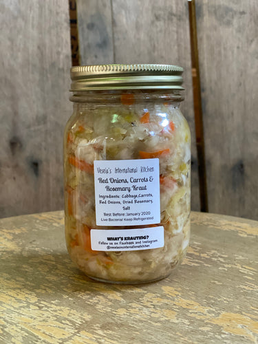 Vesela's Red Onions, Carrots, & Rosemary Kraut (500ml)