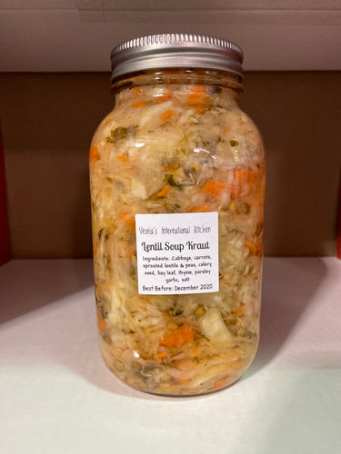 Vesela's Lentil Soup Kraut (1L)